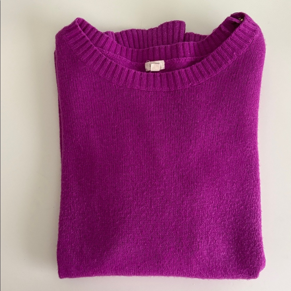 J. Crew Three Button Shoulder Sweater Size Small